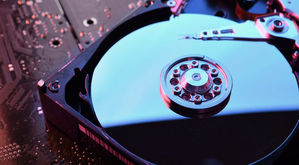 Disk Drive in Computer